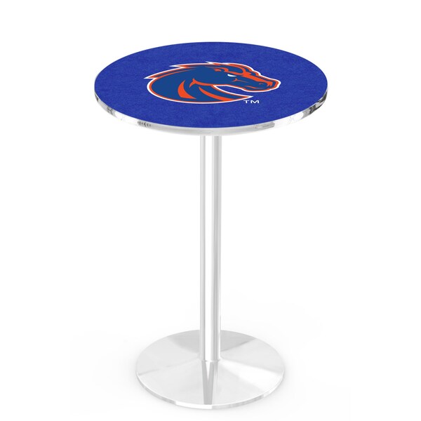 36" Chrome Boise State Pub Table